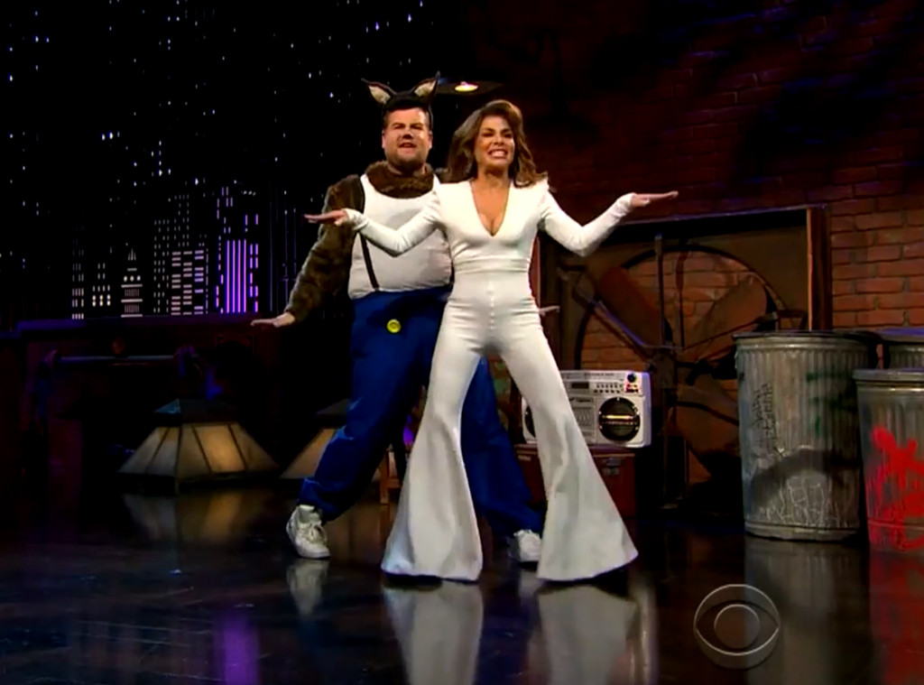 Paula Abdul And James Corden Recreate Opposites Attract Music